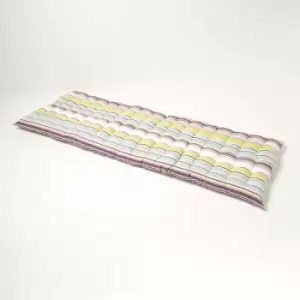 Osaka Stripe Bench Cushion 3 Seater - Homescapes