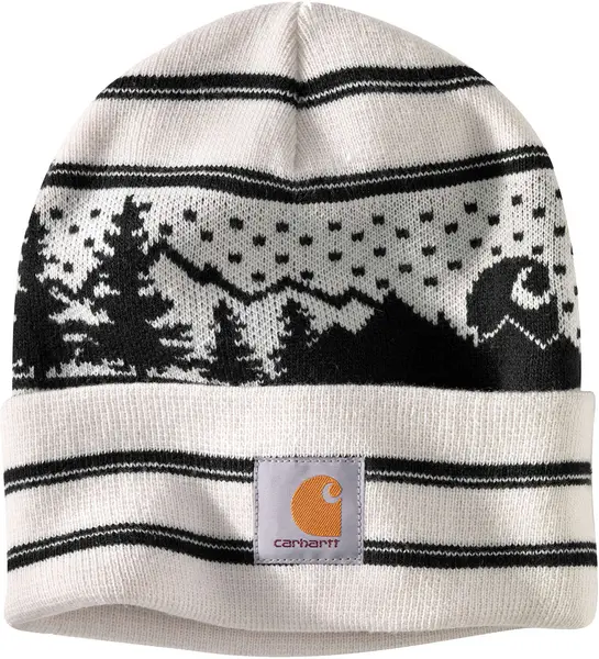 Carhartt Knit Holiday Beanie, white