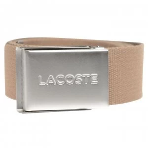 Lacoste Lacoste Woven Mens Belt - Tan F4Z