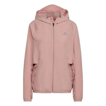 adidas Fast Radically Reflective Run Jacket Womens - Pink