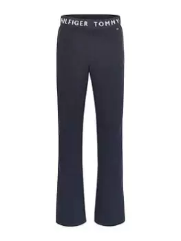 Tommy Hilfiger Girls Branded Rib Pants - Navy, Size Age: 14 Years, Women