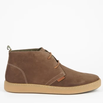 Barbour Mens Yuma Nubuck Chukka Boots - Choco - UK 7