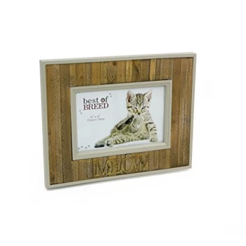 6" x 4" - Best of Breed Panel Photo Frame - Meow