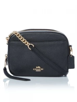 Coach Pebbled leather camera bag Black