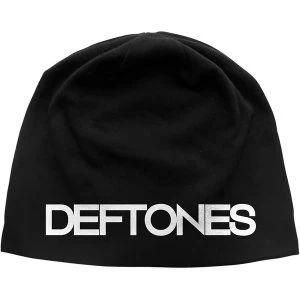 Deftones - Logo Unisex Beanie Hat - Black