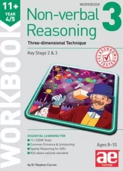 11+ Non-verbal Reasoning Year 4/5 Workbook 3 : Three-dimensional Technique