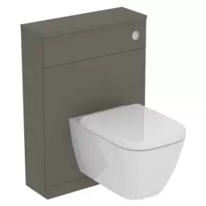 Ideal Standard I.life S Matt Quartz Grey Wc Unit, Wall Hung Toilet, Matt Quartz Grey Worktop And Slow Close Seat Pack