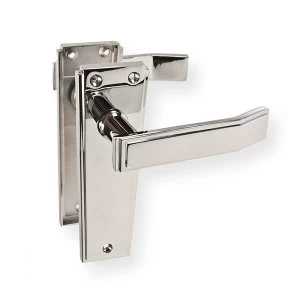 LocksOnline Deco Door Handle Set on Backplate