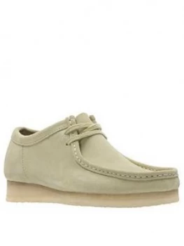 Clarks Originals Suede Wallabee Shoes - Maple