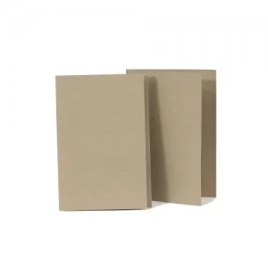 ValueX Square Cut Folder Kraftliner Foolscap 170gsm Buff (Pack 100)