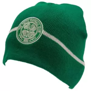 Celtic FC Unisex Adult Beanie (One Size) (Green)