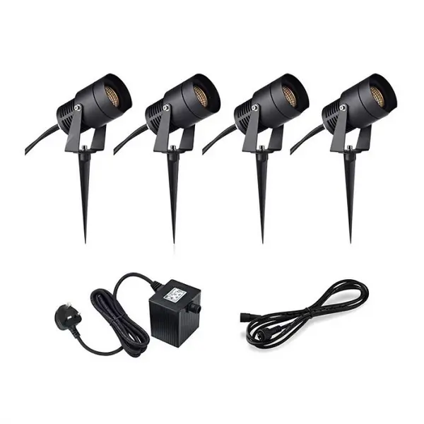 Markslojd Garden 24V - 9W LED Spotlight Kit - 4 Lights