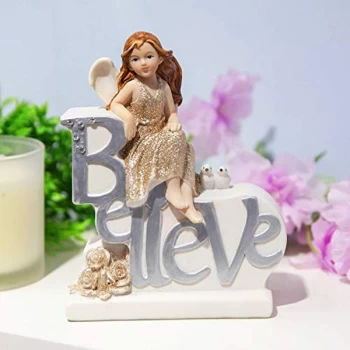 Thoughts Of You Angel Figurine - Believe