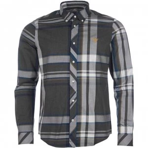 Barbour Beacon Check Shirt 33 - Grey Marl GY52