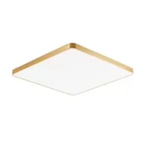 Sierra Square Integrated LED Panel, Gold, 4000K, 6000lm