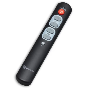 Amplicomms BKR11 Big-Button Universal TV Remote Control