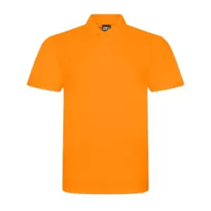 PRO RTX Mens Pro Pique Polo Shirt (XS) (Orange)