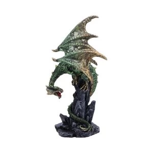 Green Hear Me Roar Dragon Figurine