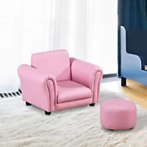 Homcom Kids Sofa Pink 410 x 54 mm