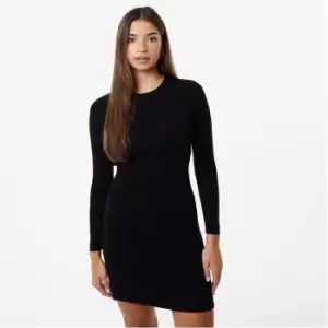 Jack Wills Rib Mini Dress - Black