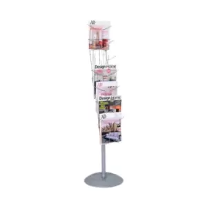 Alba Floor-Standing 7-Pocket Literature/Magazine Display DDFIL7S