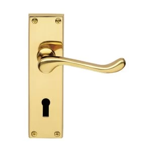 Jedo Traditional Victorian Scroll Standard and Euro Keyhole Door Handles