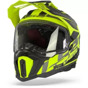 LS2 MX701 Explorer Alter Matt Black Hivis Yellow M