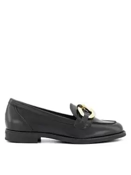 Dune London Goddess Loafers - Black Size 7, Women