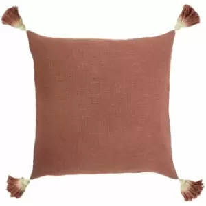 Furn Eden Slub Cushion Cover (45cm x 45cm) (Rose) - Rose