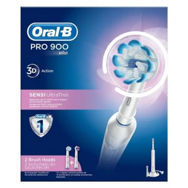 Oral B Pro 900 Sensi D16.524.3U UltraThin Electric Toothbrush