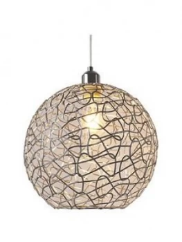 Hepburn Chrome Easy Fit Pendant