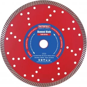 Faithfull Turbo Cut Diamond Cutting Disc 230mm