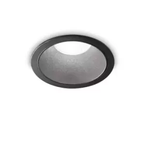 Game Round Recessed Downlight Black 3000K