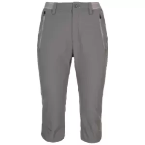 Trespass Womens/Ladies Grateful 3/4 Shorts (S) (Storm Grey)