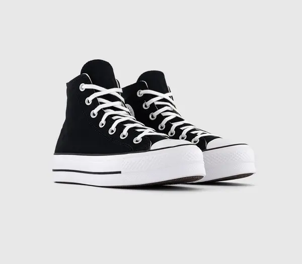 Converse Black/White/White Chuck Taylor All Star Lift Platform