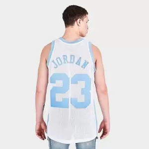 Mitchell And Ness Ncaa North Carolina Tarheels Michael Jordan Authentic Jersey, White, Male, Basketball Jerseys, AJY53518-UNC83MJOWHI