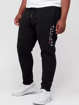 Tommy Hilfiger Big & Tall Hilfiger New York Joggers - Black, Size 4XL, Men