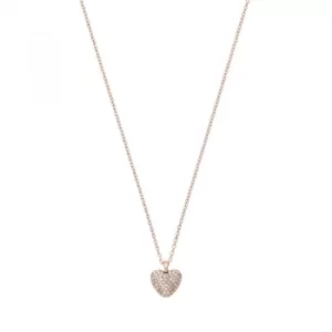 Ladies Michael Kors Rose Gold Plated Glitz Necklace