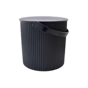 Omnioutil Storage Bucket & Lid Small Black