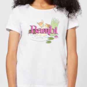 Disney Bambi Kiss Womens T-Shirt - White - 3XL