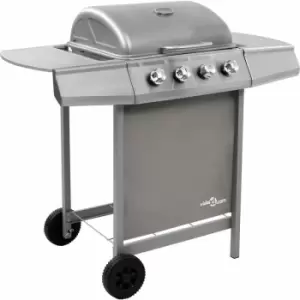 Vidaxl - Gas bbq Grill with 4 Burners Silver Silver