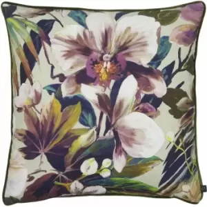 Prestigious Textiles Moorea Floral Cushion Cover (55cm x 55cm) (Blue Jewel/Multicoloured) - Blue Jewel/Multicoloured