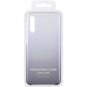 Samsung Gradation Cover EF-AA505 Back cover Samsung Galaxy A50 Black, Transparent