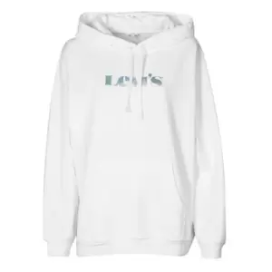 Levis GRAPHIC RIDER HOODIE womens Sweatshirt in White - Sizes S,M,XS,XXS