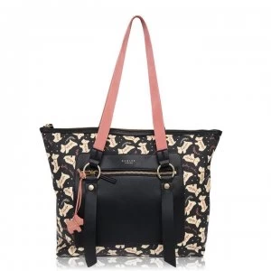 Radley Dotty Dog Large Tote Bag - Black