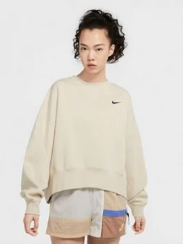 Nike Nsw Trend Sweatshirt - Oatmeal