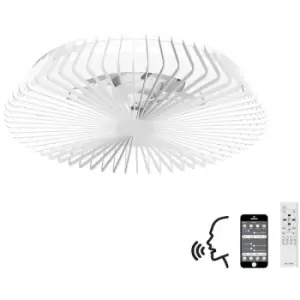 Ceiling lamp fan Himalaya white 1 bulb 18.6cm