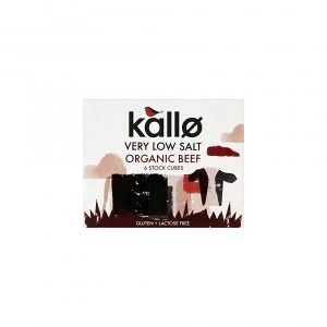 Kallo Foods Organic Beef Stock Cube 48g (Pack of 5)