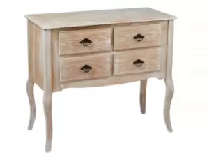 LPD Provence Oak 4 Drawer Chest of Drawers Flat Packed