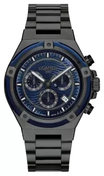 Roamer 221837 44 45 20 Tempomaster Chrono Blue Dial Watch